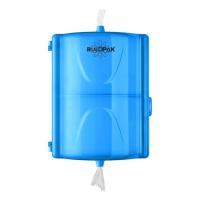 RULOPAK İKİZ MİNİ CİMRİ İÇTEN ÇEKMELİ TUVALET KAĞIDI DİSPENSERİ - MAVİ