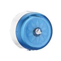 RULOPAK MİNİ CİMRİ İÇTEN ÇEKMELİ TUVALET KAĞIDI DİSPENSERİ - MAVİ