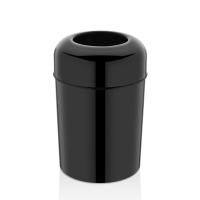 RULOPAK Pota Kapak Çöp Kovası - Siyah 15 LT