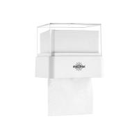 RULOPAK TEKÇEK CAMLI PEÇETE DİSPENSERİ BEYAZ